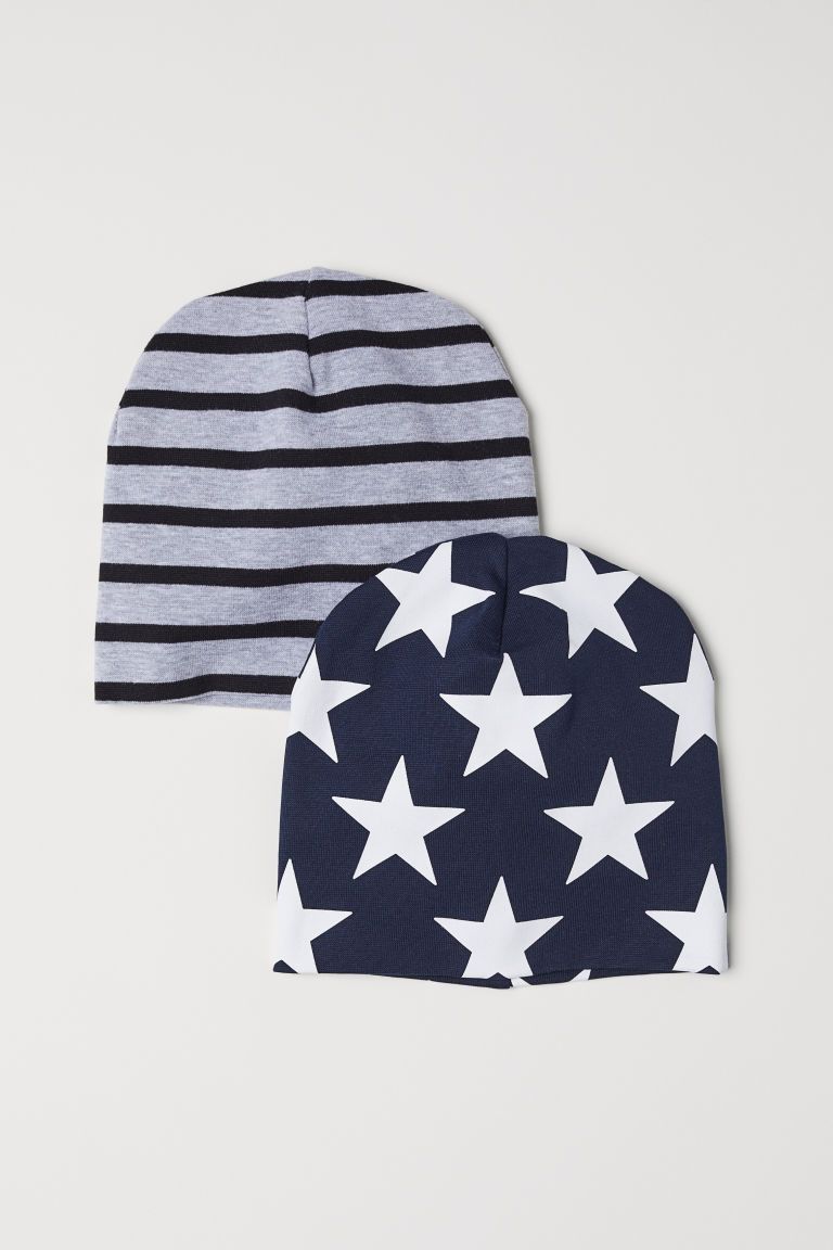 

Шапка с принтом (2 штуки) H&M Р00200 50-51 см Синяя (P-6910806230108)