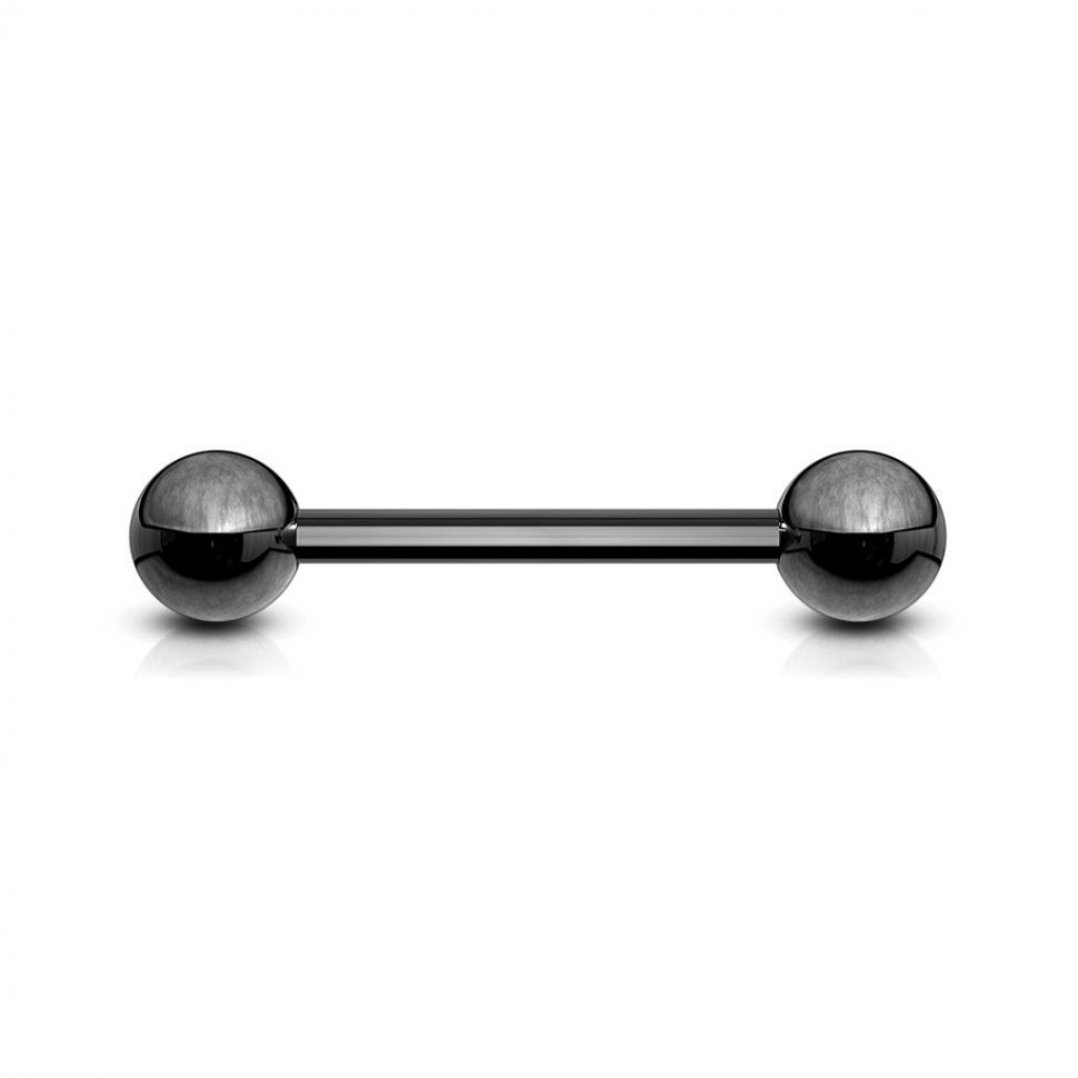 

Штанга из стали PiercedFish BT для пирсинга хряща уха, хеликса, индастриал, для брови, сосков, языка (6 мм, Черный, 1.2 мм, 3 мм)