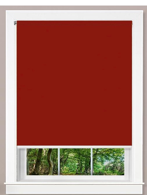 

Ролета Roll Star 52,5x180 см ВО Блэкаут Темно-алый (6100)