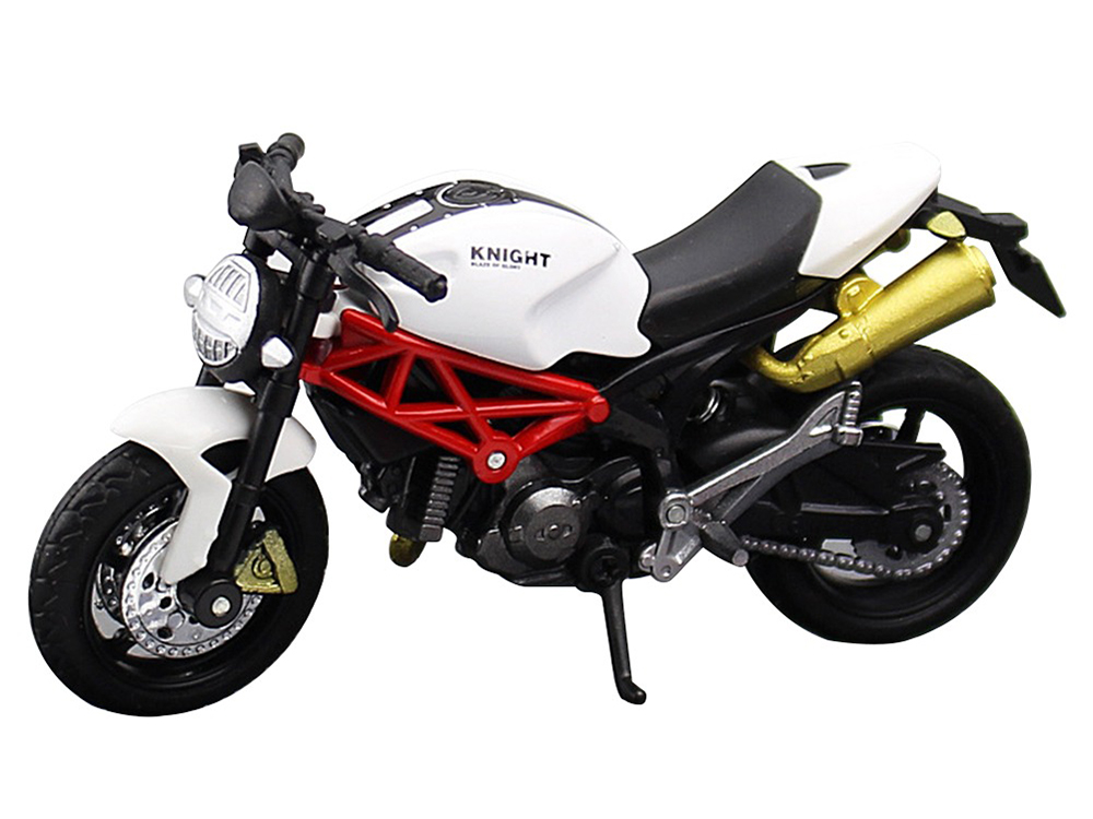 

Модель мотоцикла Knight 1:18 Игрушка Белый (1005-932-02)