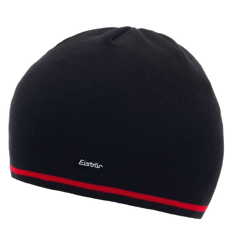 

Шапка Eisbar Abroad One Size Черно-красная 30270