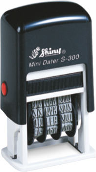 

Мини-датер Shiny S-300 Анг. 3 мм черный корпус (4710850203006)