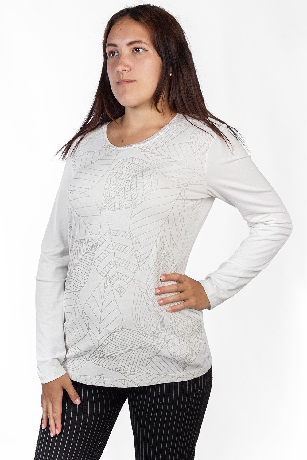 

Джемпер женский Gerry Weber молочный  104676, Джемпер женский Gerry Weber молочный 38 104676