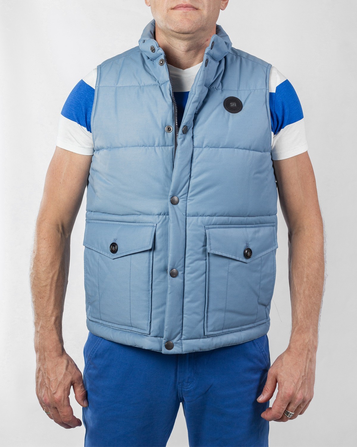 

Жилет мужской SQ Jackets голубой  2470, Жилет мужской SQ Jackets голубой 50 2470