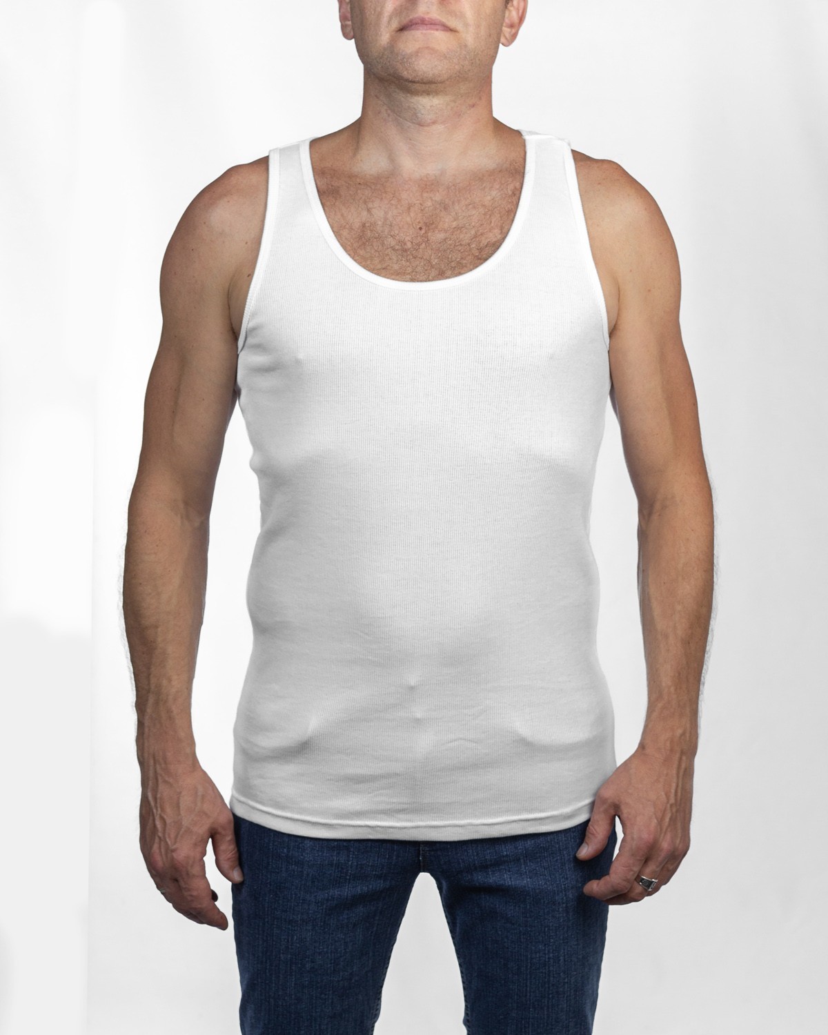 

Майка мужская LIVERGY белая XL 289889