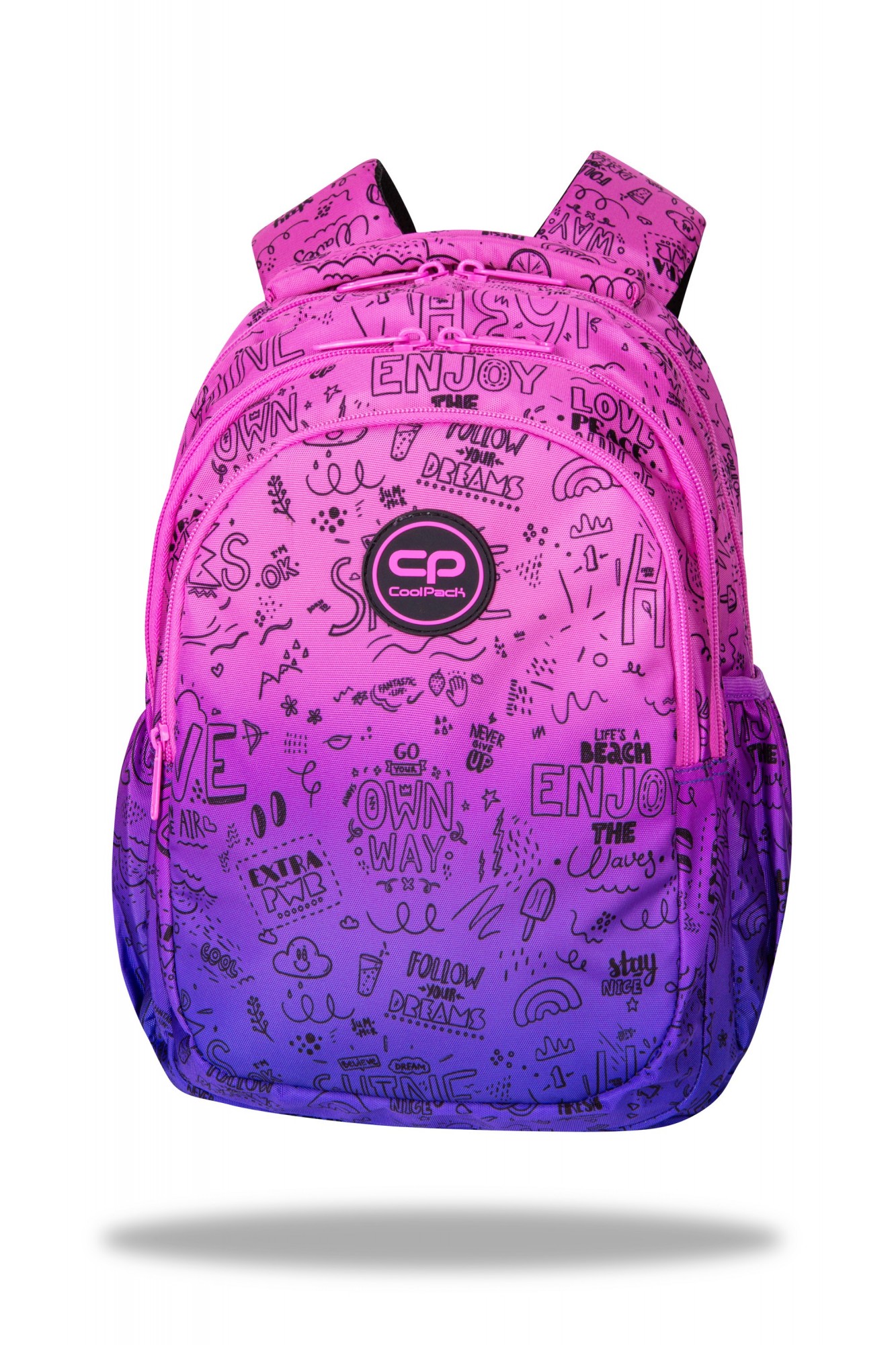 

Рюкзак CoolPack Jerry PURPLE SCRIBLE 39х28х15 см 21 л (D029341)