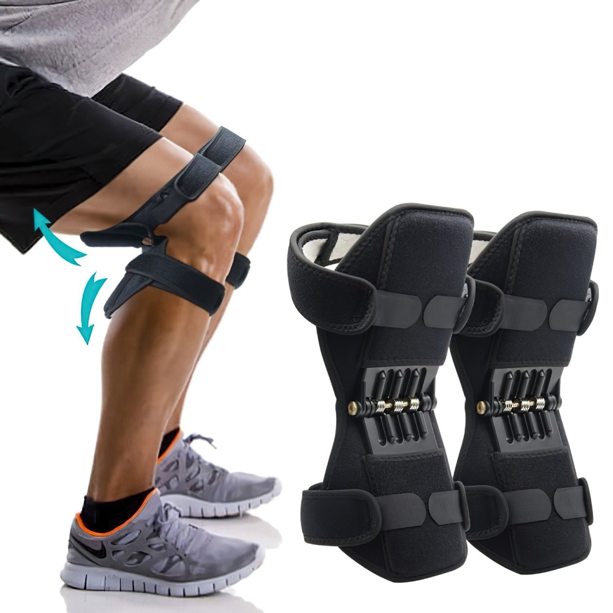 

Усилитель коленного сустава NASUS PowerKnee, поддержка колена (1008519-Black)
