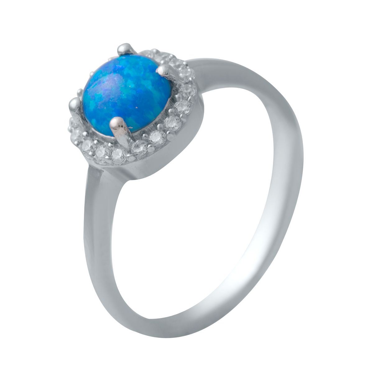 

Серебряное кольцо SilverLine с опалом 18 размер