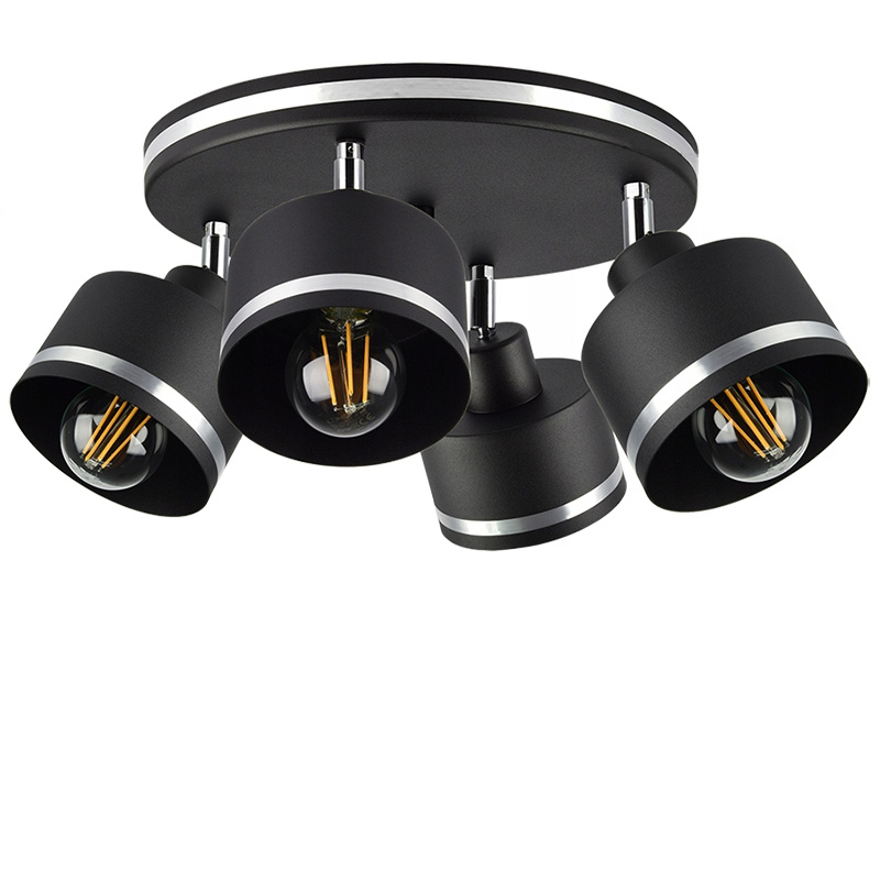 

Люстра стельова Light House SRS-16083/4 чорна