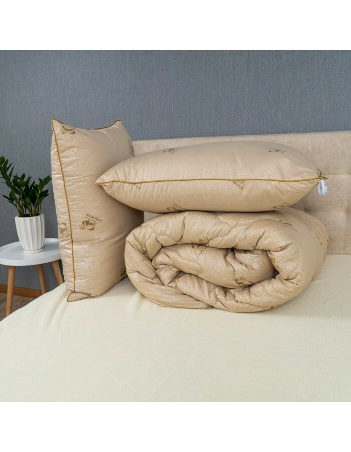 

Комплект Одеяло + 2 подушки PureWool 50х70 см - Евро ARDA