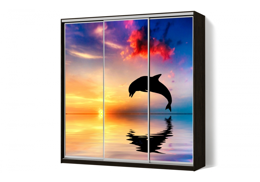 

Шкаф-купе LuxeStudio 3 двери ФМП/ФМП/ФМП рисунок An149 CLS - III 220 x 210 x 45 см