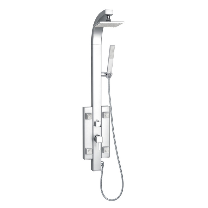 

Душевая панель со смесителем для ванной Q-tap 1102 SIL