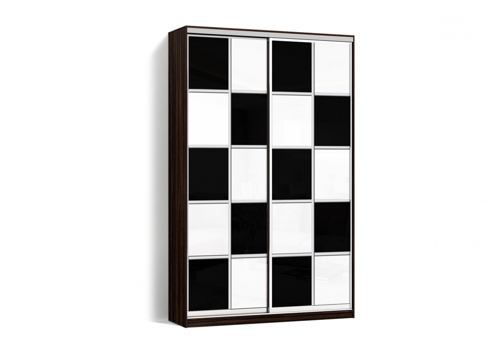 

Шкаф-купе LuxeStudio 2 двери Стекло тонированное/Стекло тонированное 123-123 цвет Венге CLS - IV 130 x 220 x 60 см