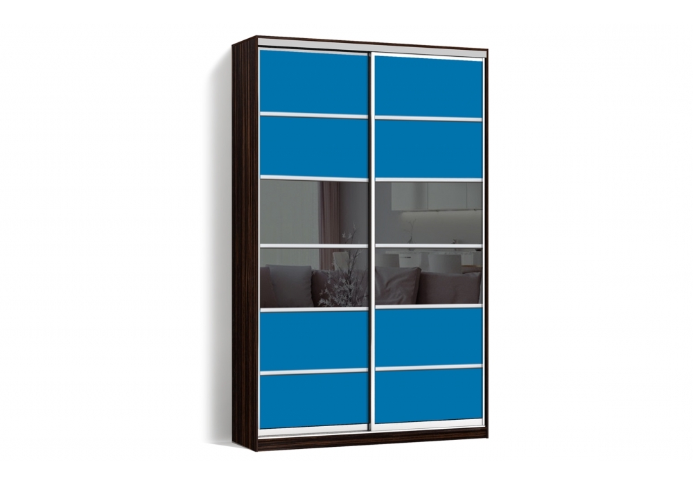 

Шкаф-купе LuxeStudio 2 двери Стекло тонированное/Стекло тонированное 2038-2038 цвет Венге CLS - I 140 x 200 x 45 см