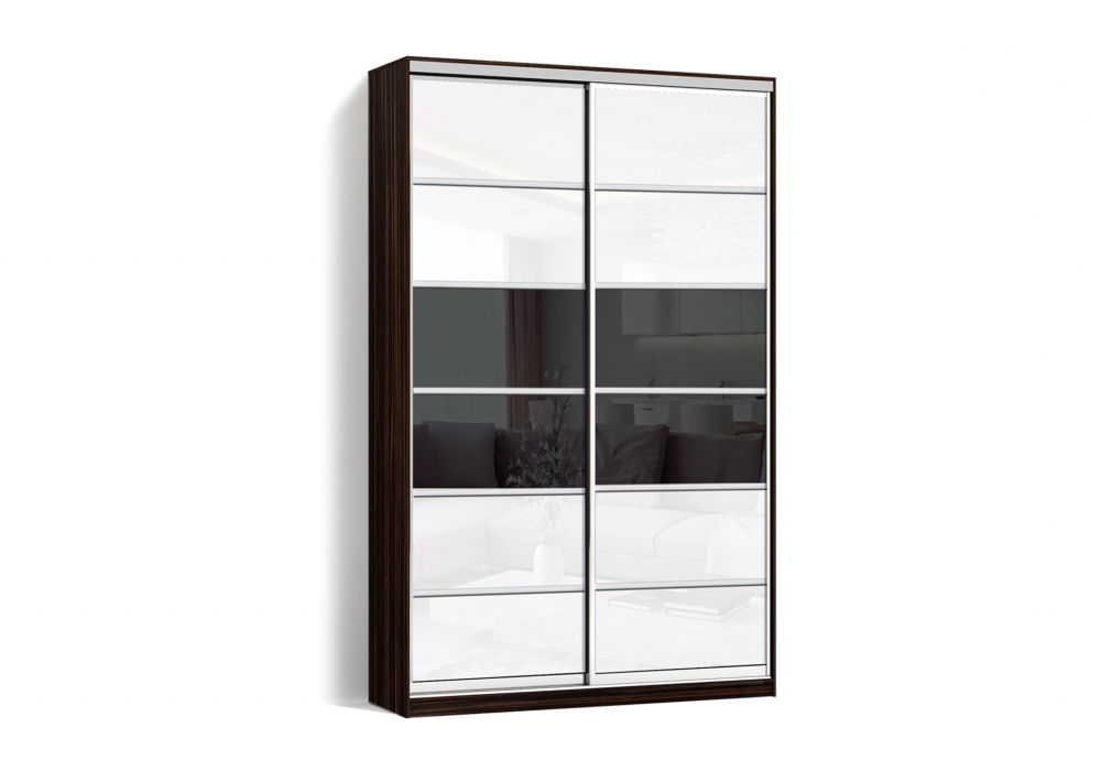 

Шкаф-купе LuxeStudio 2 двери Стекло тонированное/Стекло тонированное 173-173 цвет Венге CLS - II 170 x 240 x 60 см