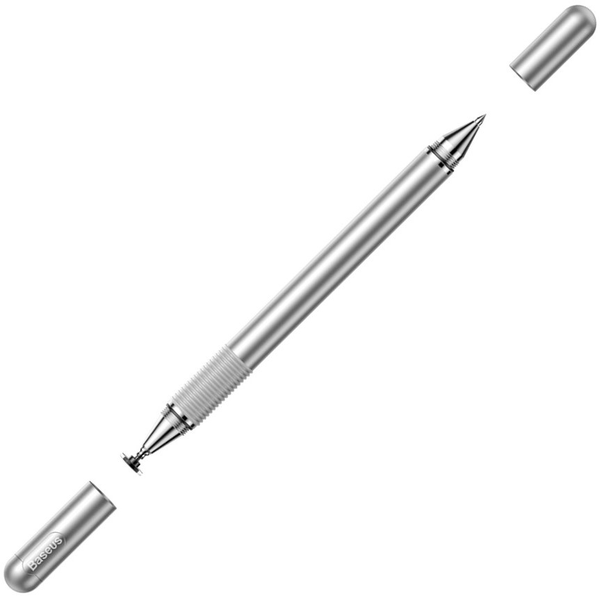 

Стилус Baseus Cudgel Stylus Pen 2in1 Серебристый