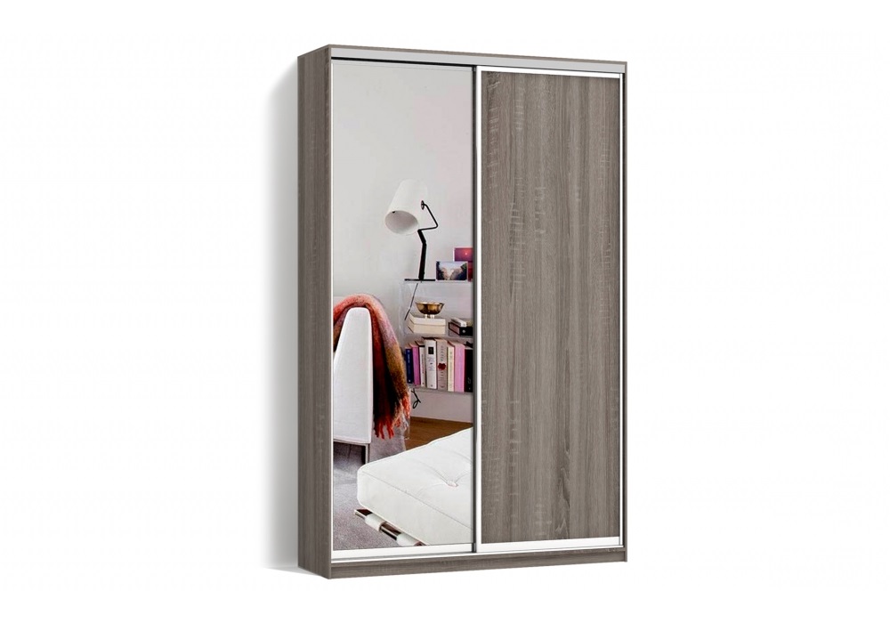 

Шкаф-купе Luxe 2 двери ДСП/Зеркало CLS - IV 140 x 200 x 60 см цвет Дуб трюффель