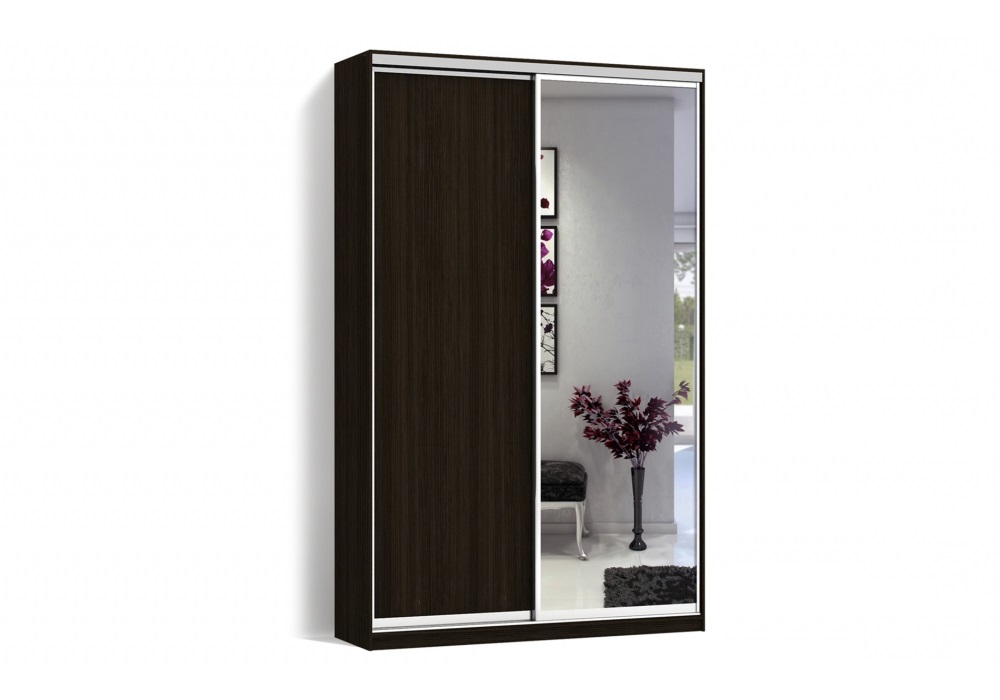 

Шкаф-купе Luxe 2 двери ДСП/Зеркало CLS - II 190 x 210 x 60 см цвет Венге магия (9232)