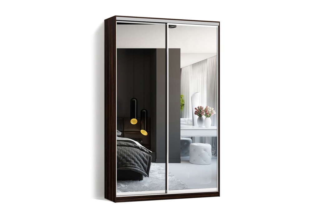 

Шкаф-купе Luxe 2 двери Зеркало/Зеркало CLS - IV 200 x 210 x 60 см цвет Венге магия