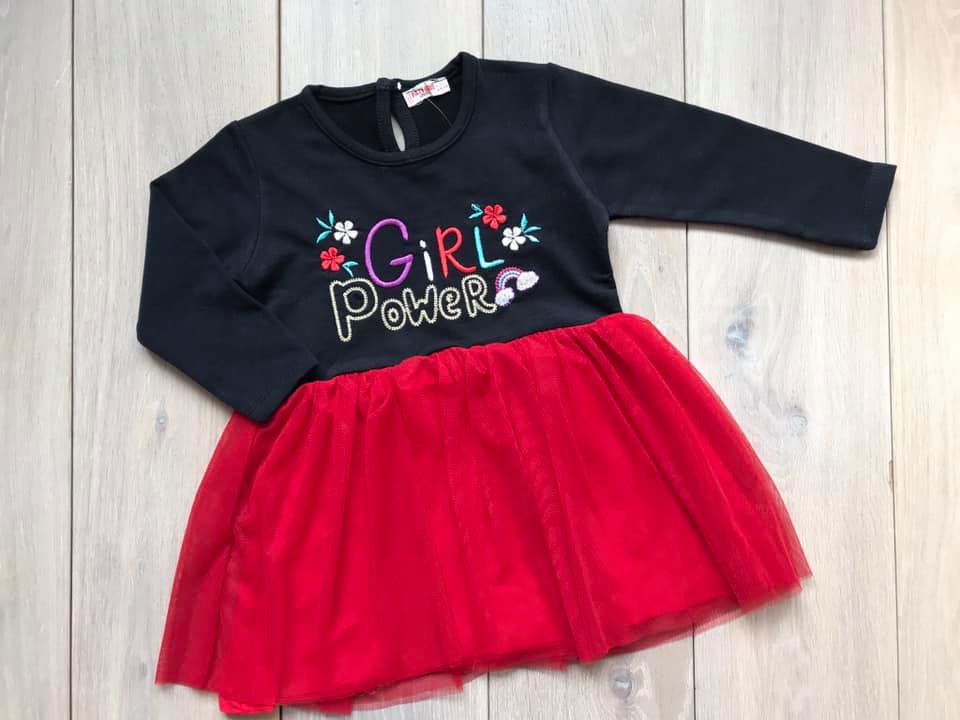

Плаття PatyKids Girl power 92-98 червоний (7-40-2-3)
