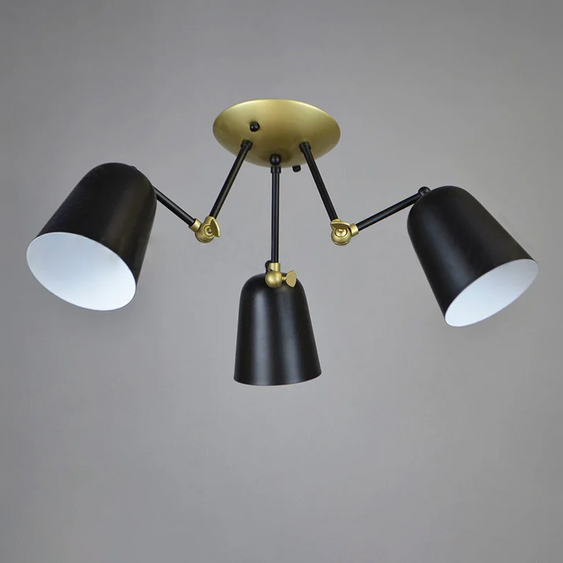 

Люстра стельова Light House NM-14217/3 BK FGD чорна