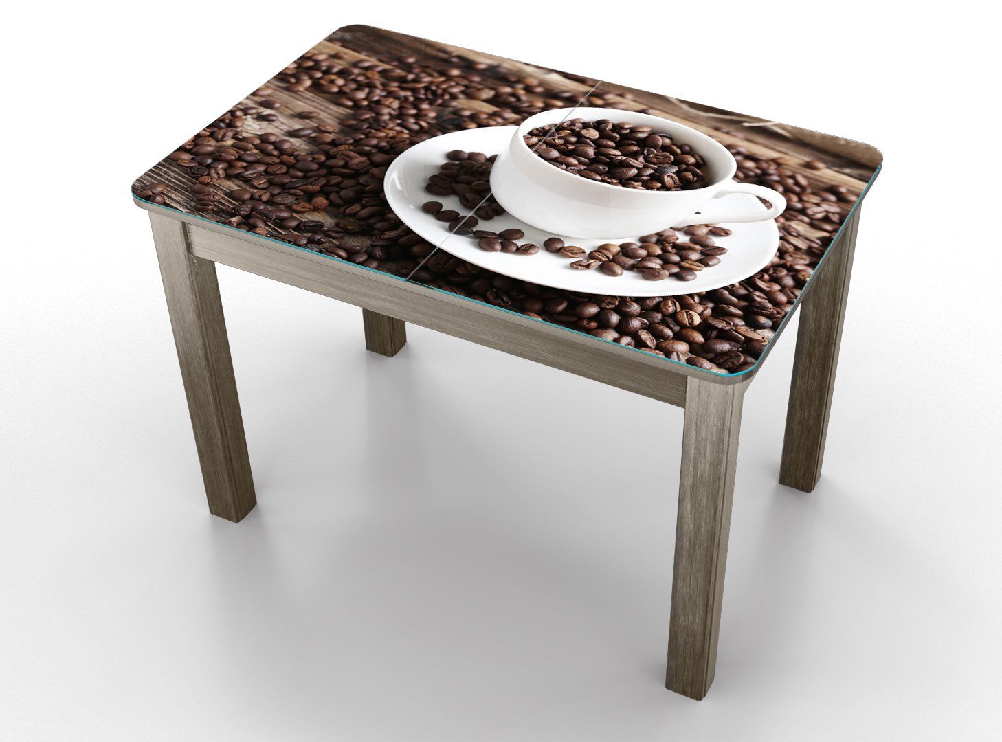 

Стол на кухню раскладной JAM Boston A "Кофейные зёрна" 110см х 70см(145см х 70см)