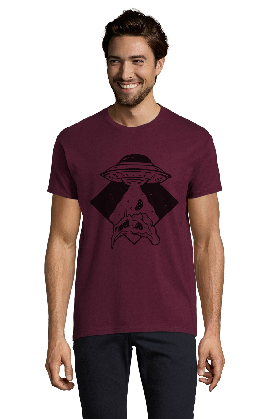 

Футболка OWEAR с Космос принтом 5039--BU2  Бордовый, Футболка OWEAR с Космос принтом 5039-M-BU2 M Бордовый