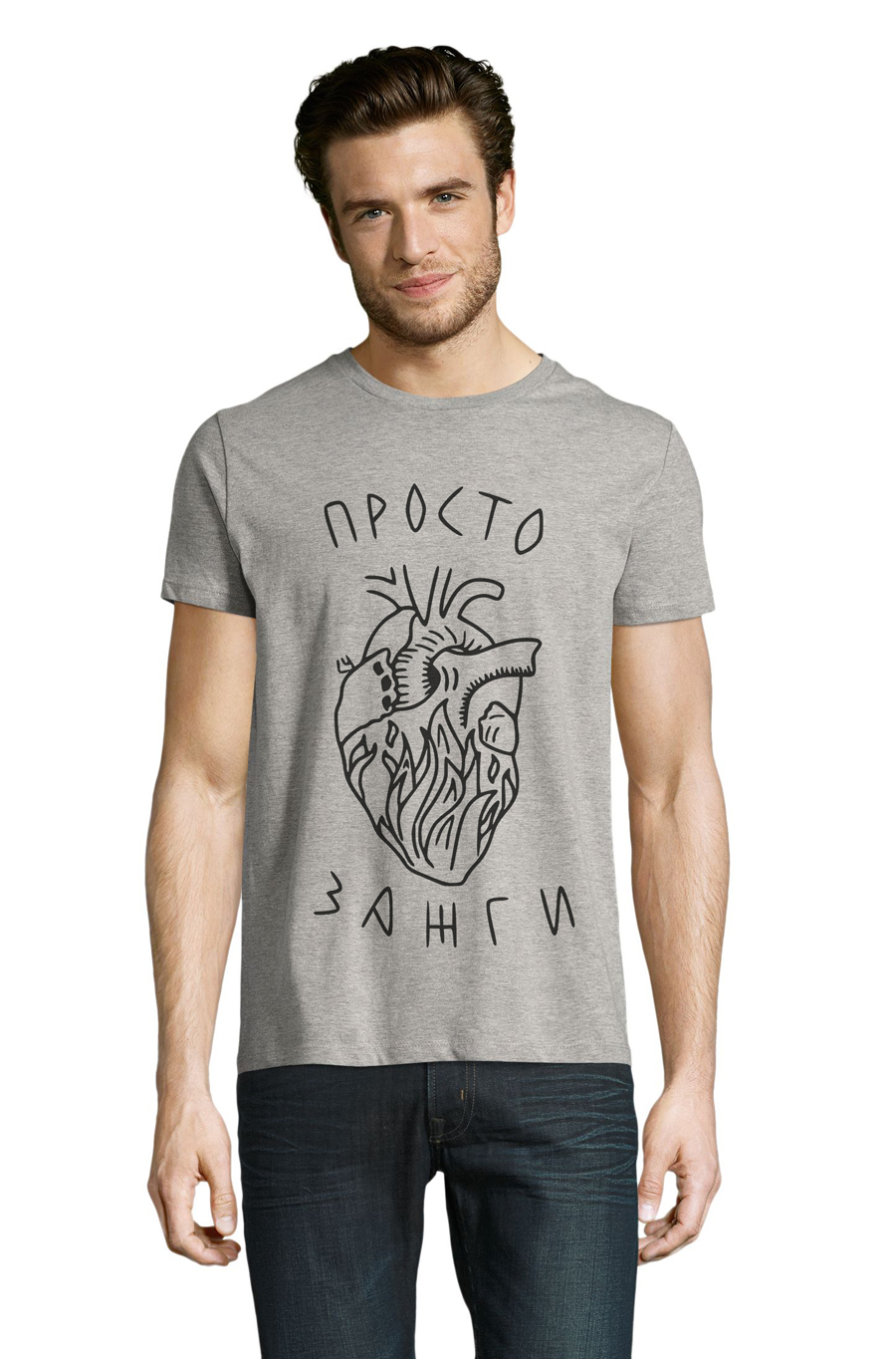 

Футболка OWEAR с принтом Надписи 5206-M-GH3  Серый-меланж, Футболка OWEAR с принтом Надписи 5206-M-GH3 XL Серый-меланж