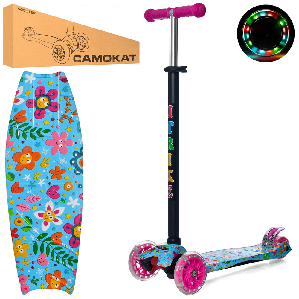 

Самокат iTrike Maxi JR 3-055-1-WP16 Pink Blue (JR 3-055-1)