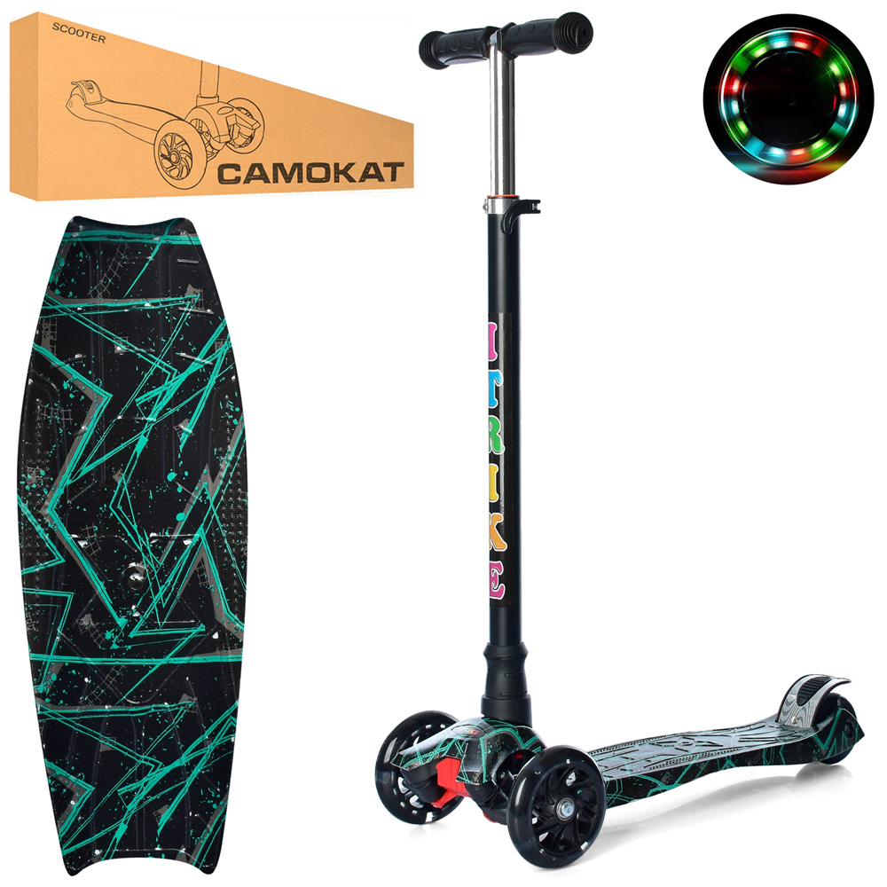 

Самокат iTrike Maxi JR 3-055-3-WP1 Black (JR 3-055-3)