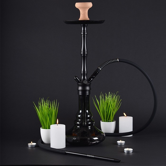 Кальян YAHYA ELEGANCE 580 черный + Щипцы в подарок фото, отзывы