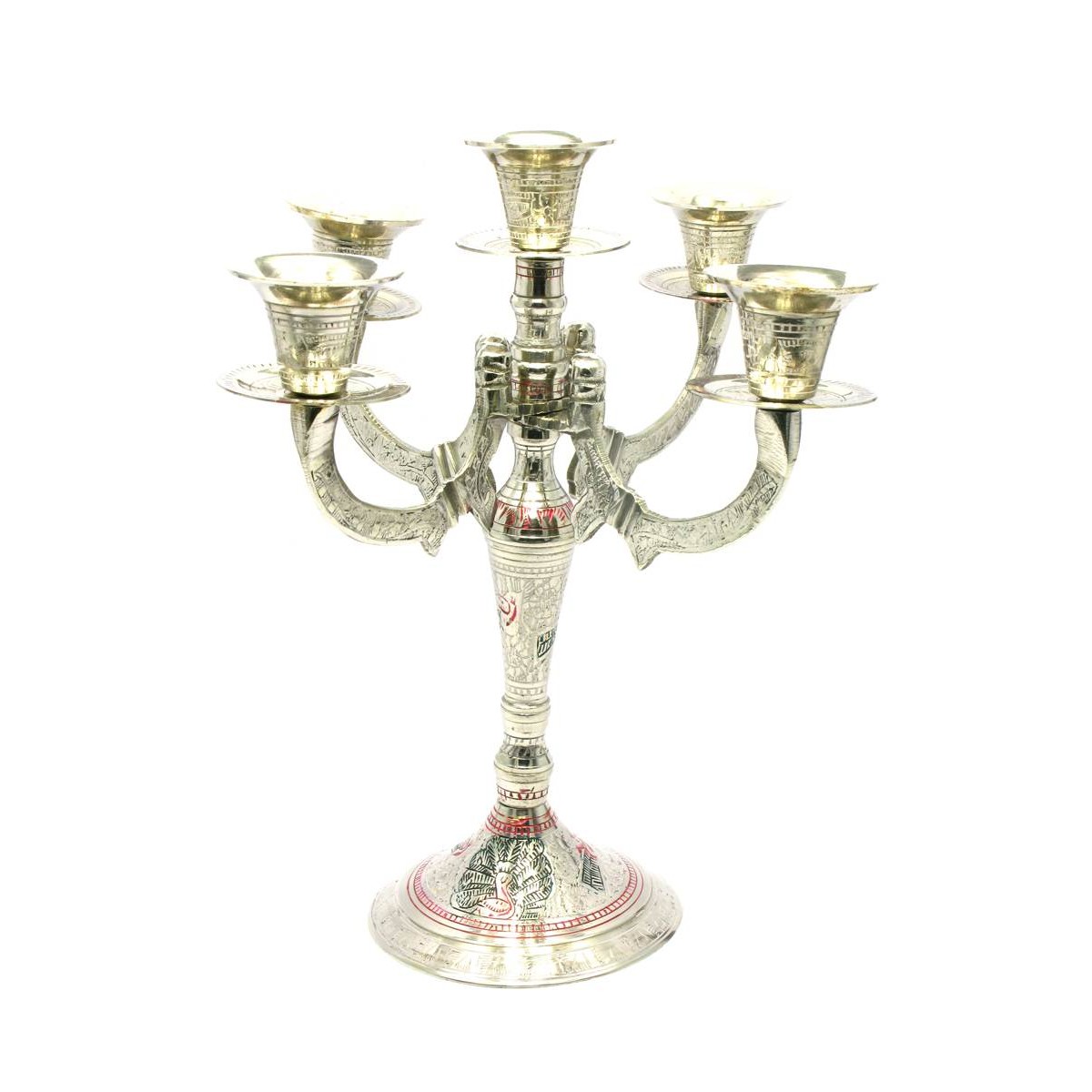 

Подсвечник бронзовый на 5 свечей цветной (26х25х25 см) Homes