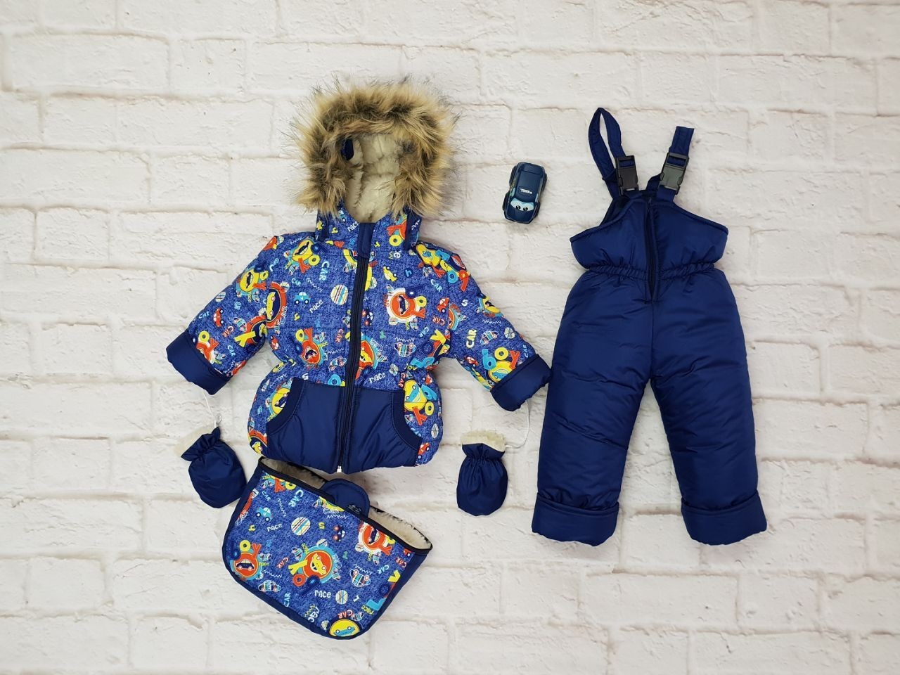 

Зимний комбинезон трансформер Timmy Kids Boy 56-86 см Синий