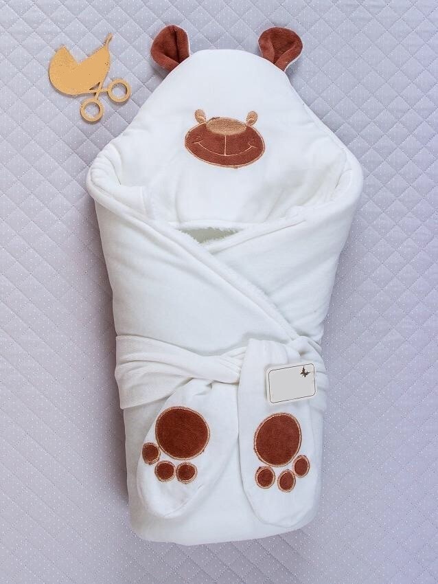 

Конверт-одеяло Lari Little Bear 85х85 см белый