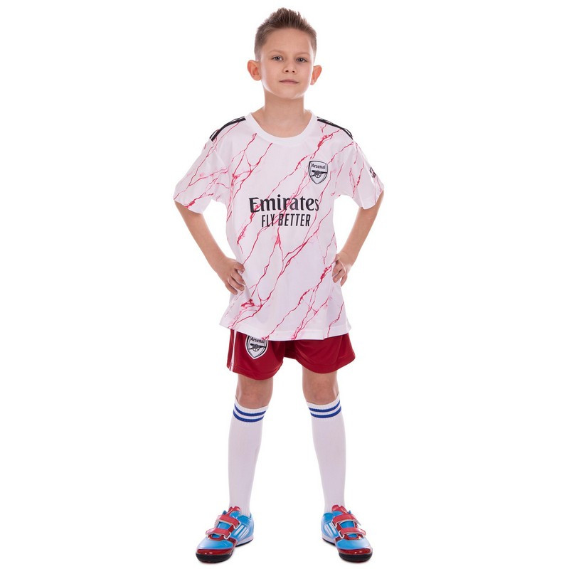 

Форма футбольная детская ARSENAL Арсенал Zelart Sport гостевая 2488 M (24) рост 130-135 см