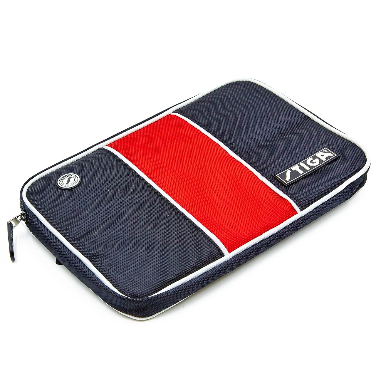 

Чехол на ракетку для настольного тенниса Stiga Stripe Action 884901 Black-Red