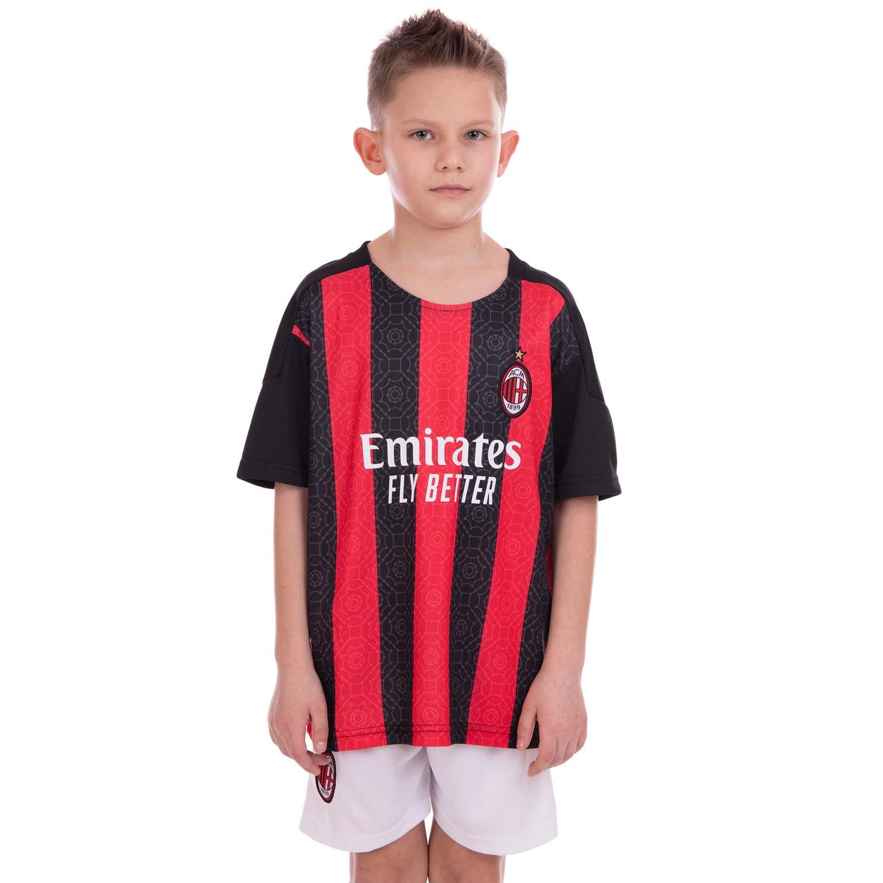 

Форма футбольная детская AC MILAN Милан Zelart Sport домашняя 2454 2XL (30) рост 155-165 см