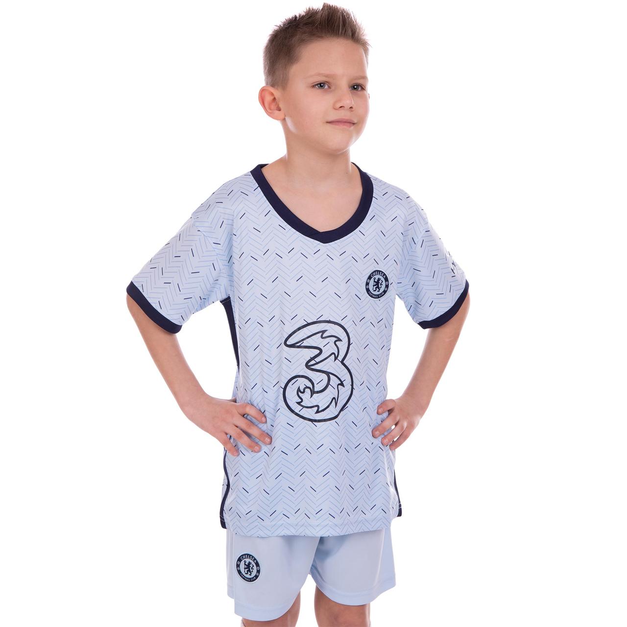 

Форма футбольная детская CHELSEA Челси Zelart Sport гостевая 2511 XL (28) рост 150-155 см