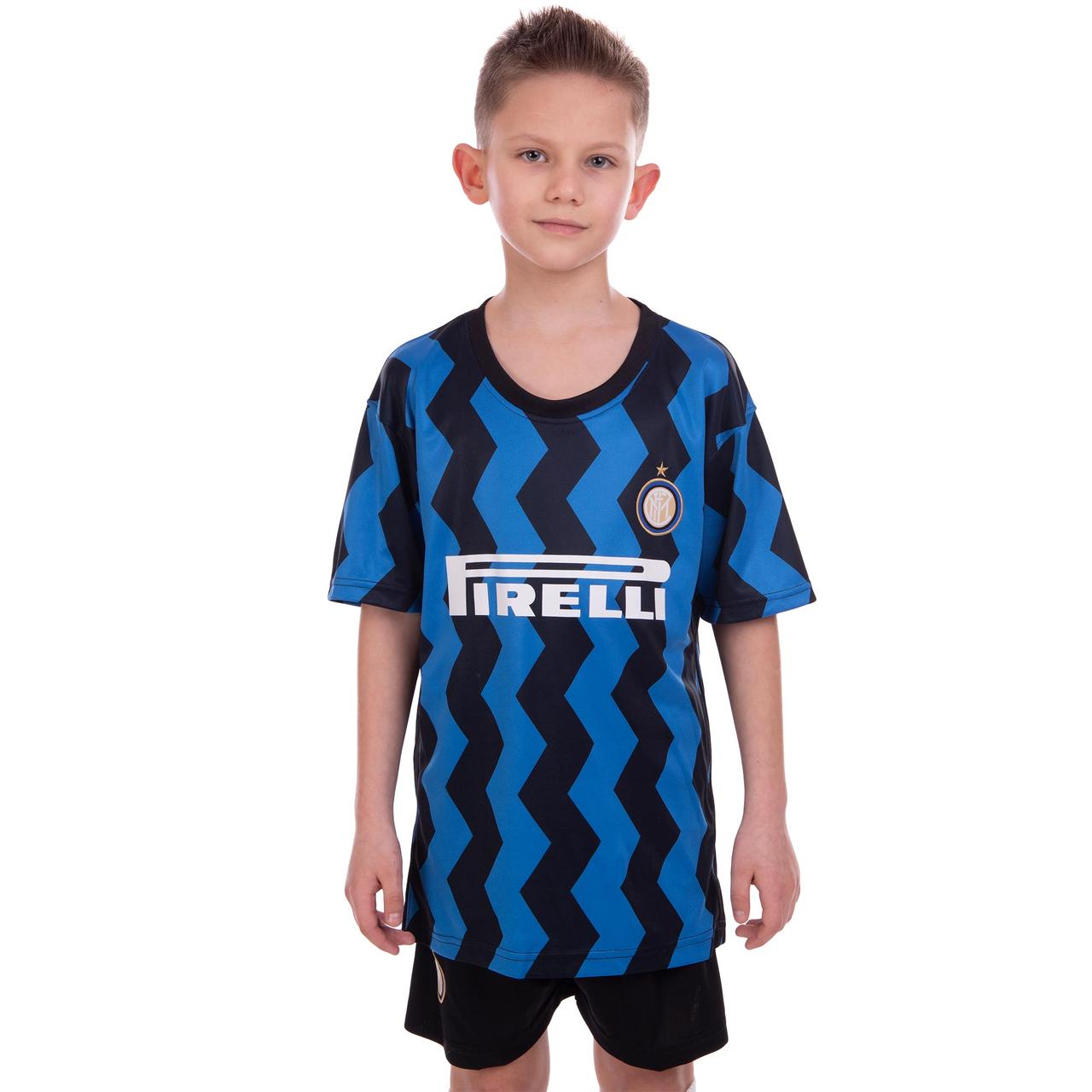 

Форма футбольная детская INTER MILAN Интер Zelart Sport домашняя 2458 2XL (28) рост 155-165 см