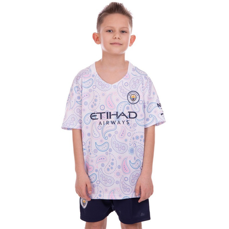 

Форма футбольная детская MANCHESTER CITY Манчестер Сити Zelart Sport 2494 XS (20) рост 110-115 см