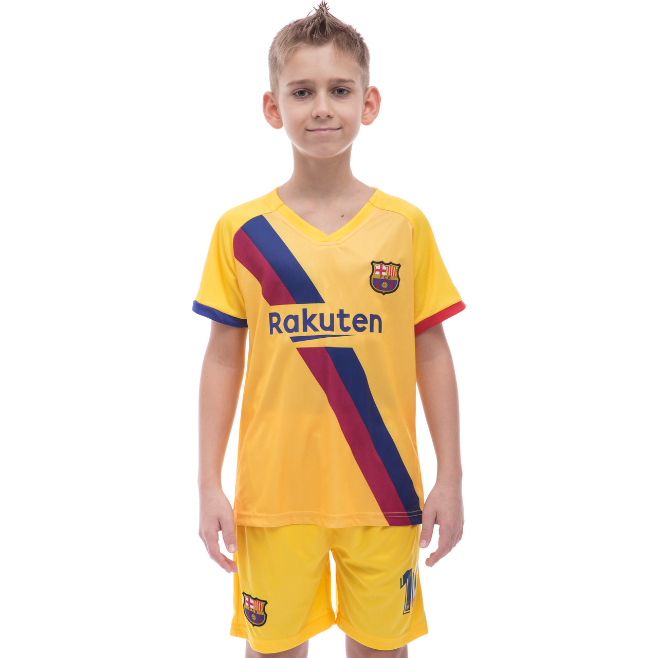 

Форма футбольная детская BARCELONA MESSI Барселона Zelart Sport 0975 S (24) рост 125-135 см