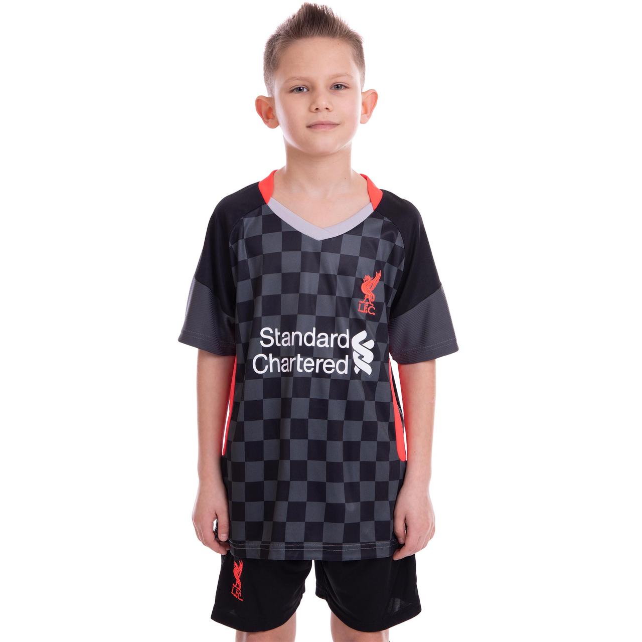 

Форма футбольная детская LIVERPOOL Ливерпуль Zelart Sport резервная 2468 S (22) рост 120-125 см