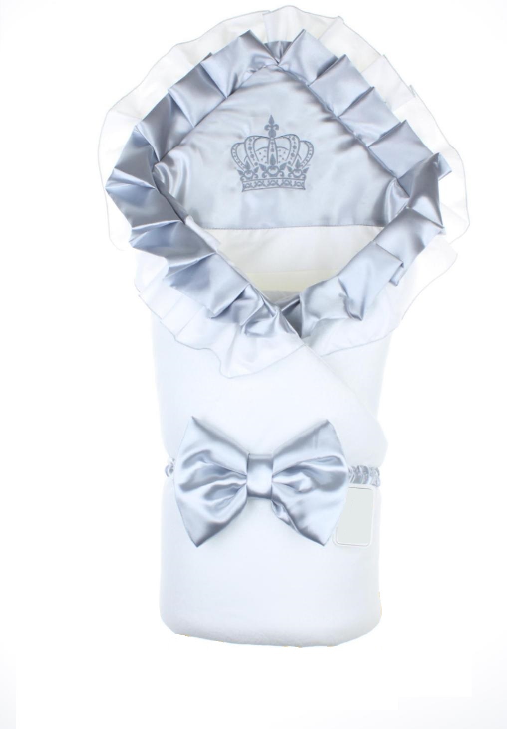 

Демисезонный конверт на выписку Lari Excellent 85х85 см серебро