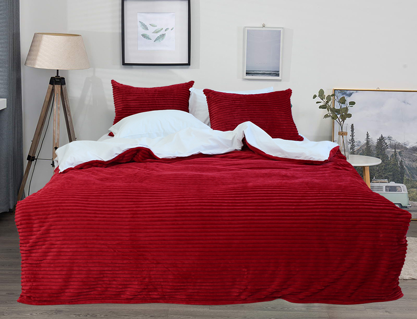 

Комплект постельного белья ТМ TAG двусторонний зима-лето ренфорс+велсофт 2 сп. ZL-39