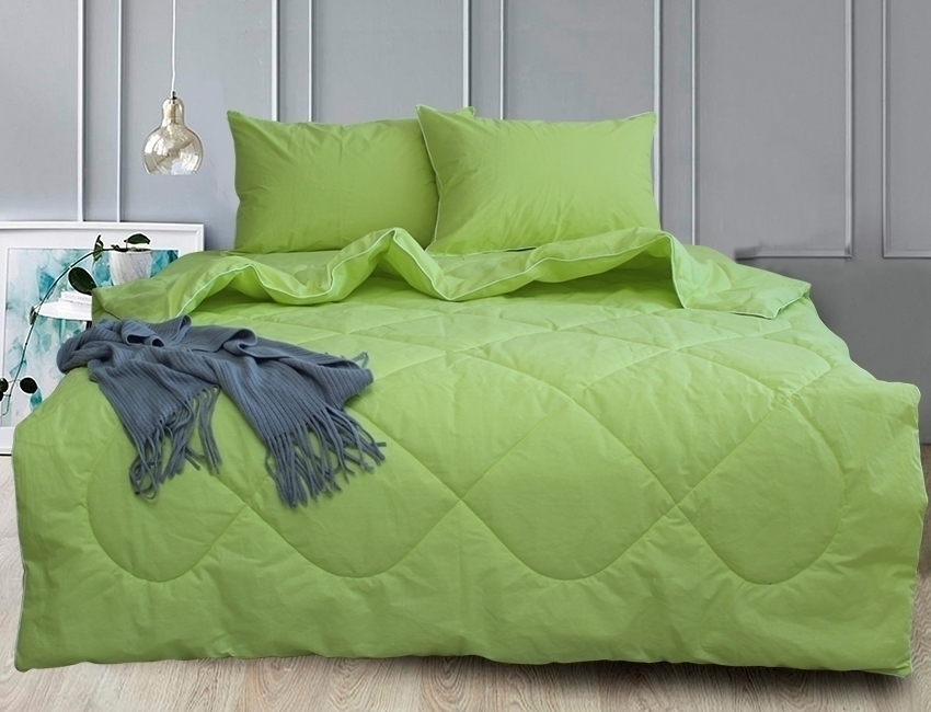 

Набор Elegant ТМ TAG одеяло 2 сп. простынь 200х215 см наволочки 2х50х70 см ранфорс Sunny Lime