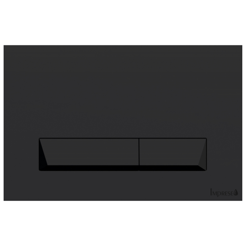 

Клавиша смыва IMPRESE PAN Laska Black Soft Touch черная (i8040B)