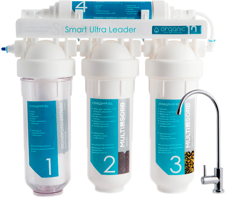 

Фильтр для воды Organic мембранный ультрафильтрационный Smart Ultra Leader