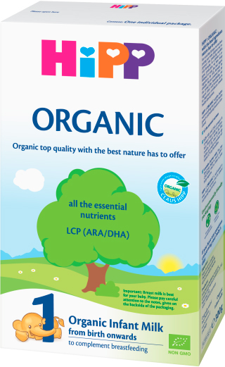 

Органическая детская сухая молочная смесь HiPP Organic 1 начальная 300 г (9062300133636_9062300139225)