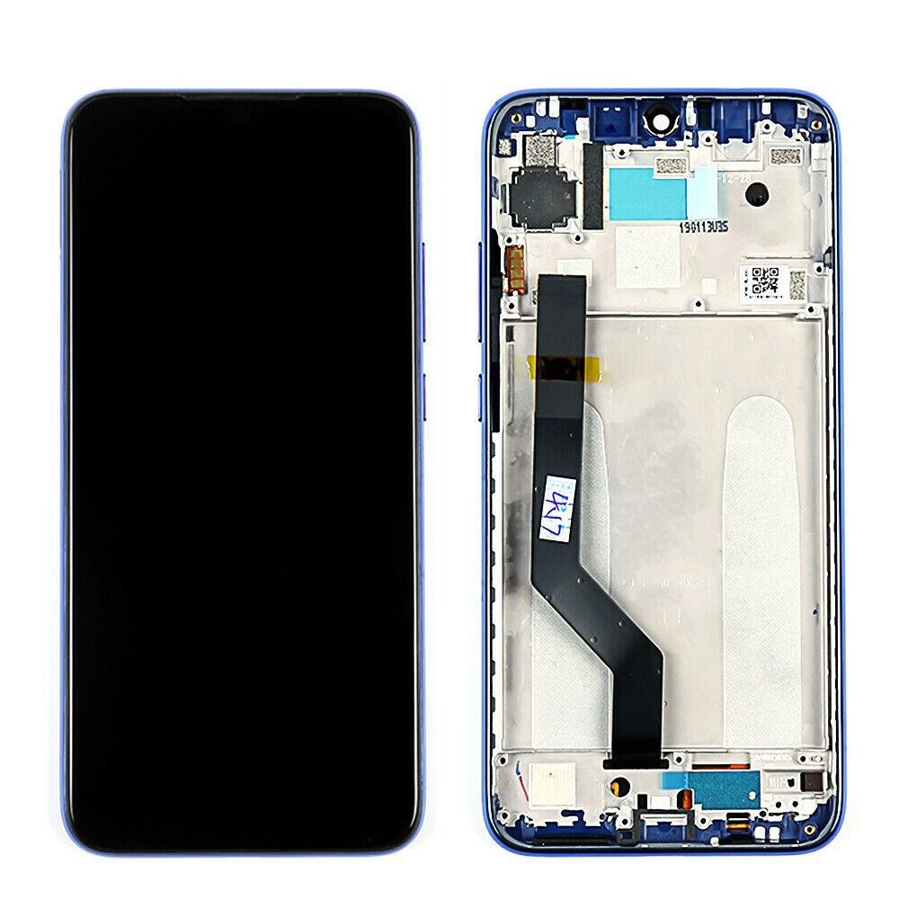

Дисплей для Xiaomi Redmi Note 7 с сенсором (тачскрином) и рамкой синего цвета