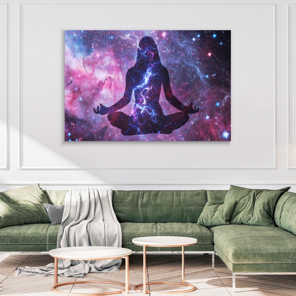 

Картина на холсте Йога и медитация Meditation In The Universe 45х60 см.